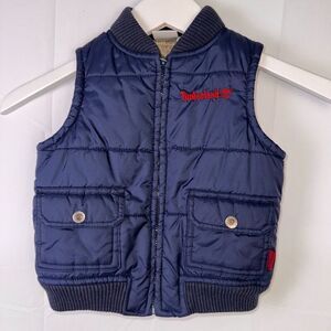 Timberland Baby 18 months Blue Puffer Vest